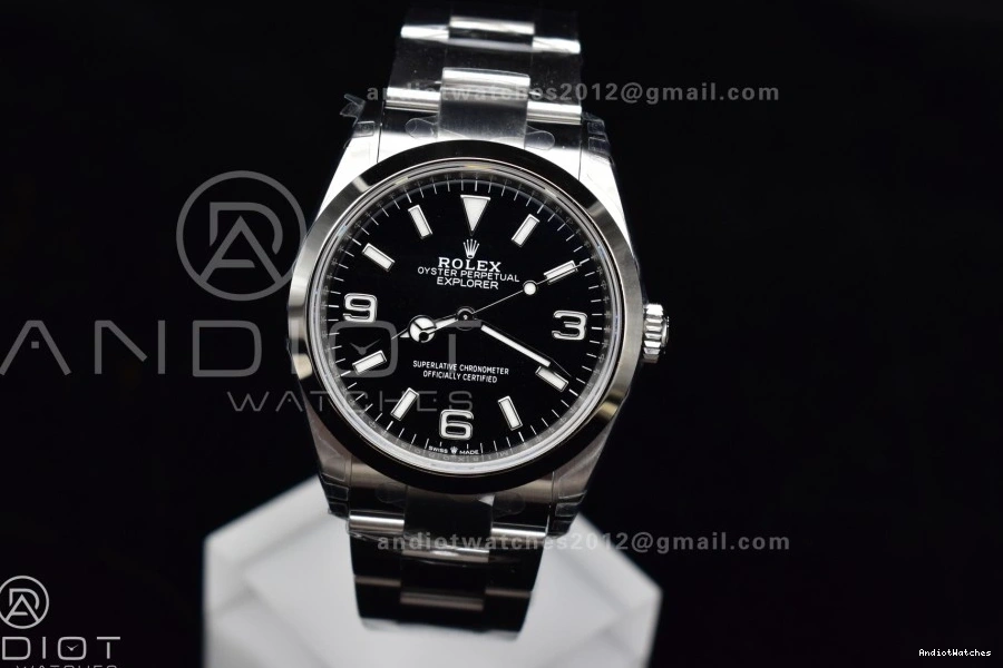 Dial Explorer Seasonal Steel Best 36mm Edition 837 Bracelet 124270 904L 1:1 VSF Black on SS DD 1119